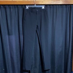 Plaid&Plain Men's Stretch Dress Pants Slim Fit Skinny Suit Pants Sleek Fit